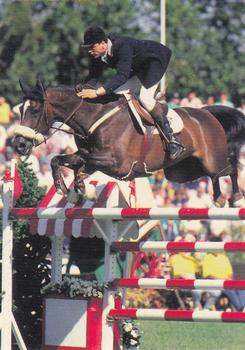 1995 Collect-A-Card Equestrian #26 Jean-Claude Vangeenberghe / Carrera Front